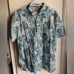 Tori Richard men’s Hawaiian dress shirt XL, rare print.